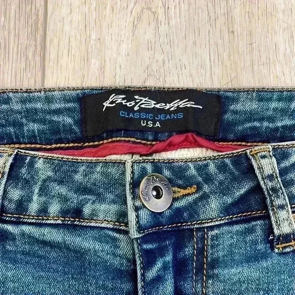 Men's Blue Denim Jeans - Picture 5 of 10